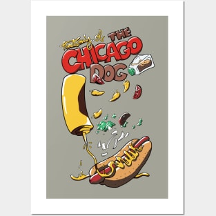 Anatomy of a Chicago Dog Posters and Art